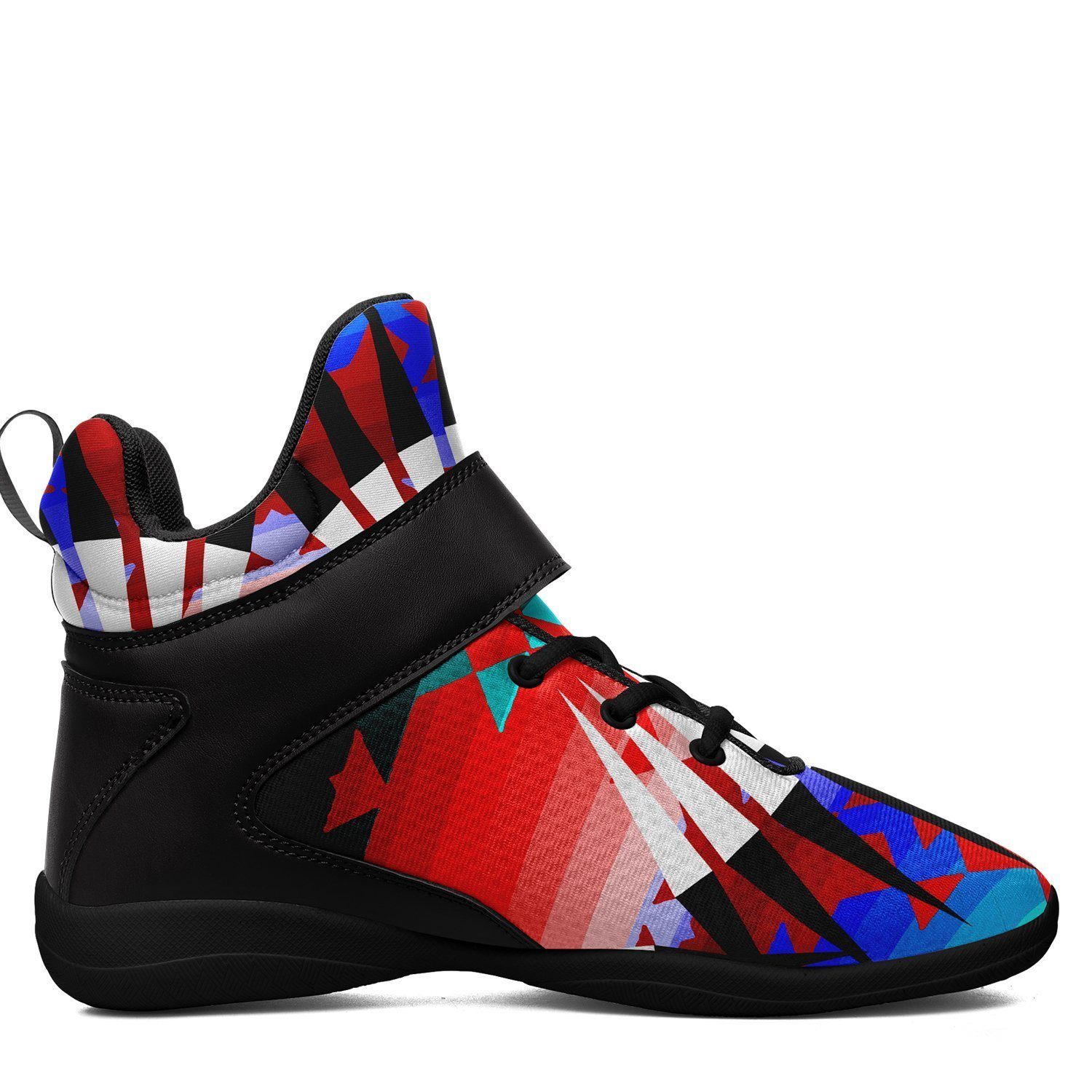 Northwest Ribbonwork Bustles Ipottaa Basketball / Sport High Top Shoes - Black Sole 49 Dzine 