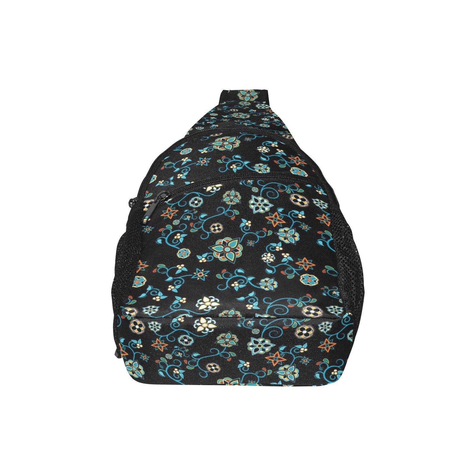 Ocean Bloom All Over Print Chest Bag (Model 1719) All Over Print Chest Bag (1719) e-joyer 