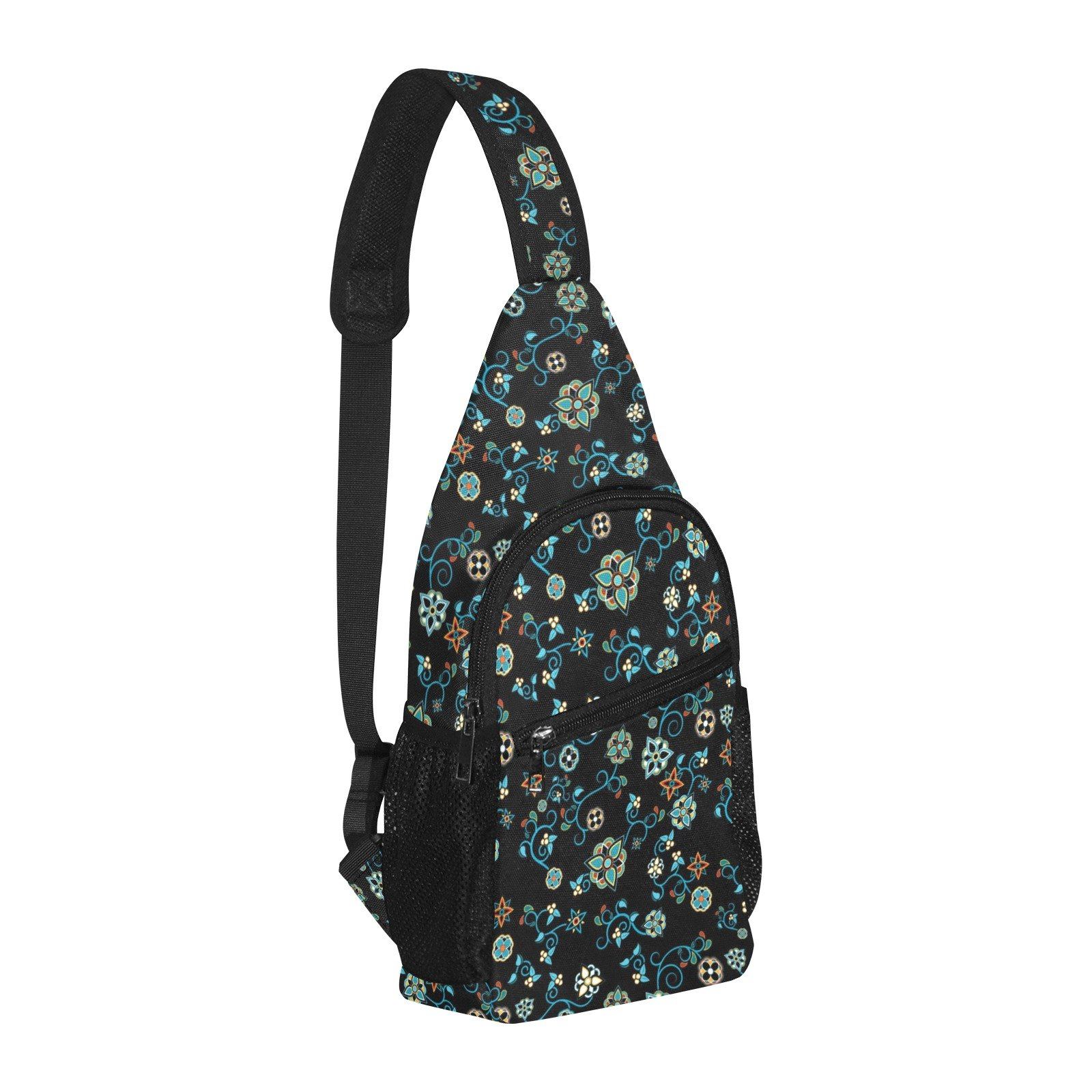 Ocean Bloom All Over Print Chest Bag (Model 1719) All Over Print Chest Bag (1719) e-joyer 