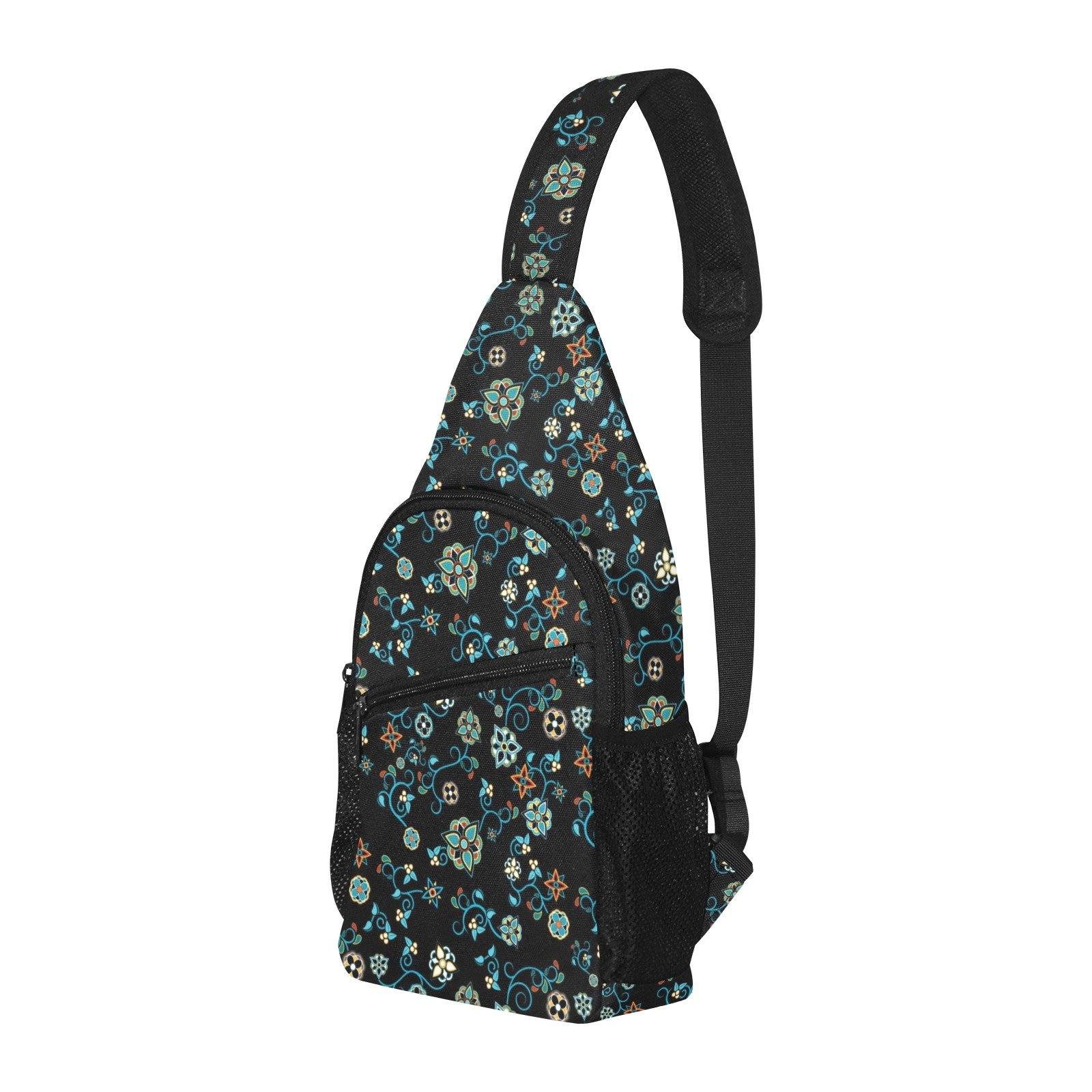 Ocean Bloom All Over Print Chest Bag (Model 1719) All Over Print Chest Bag (1719) e-joyer 