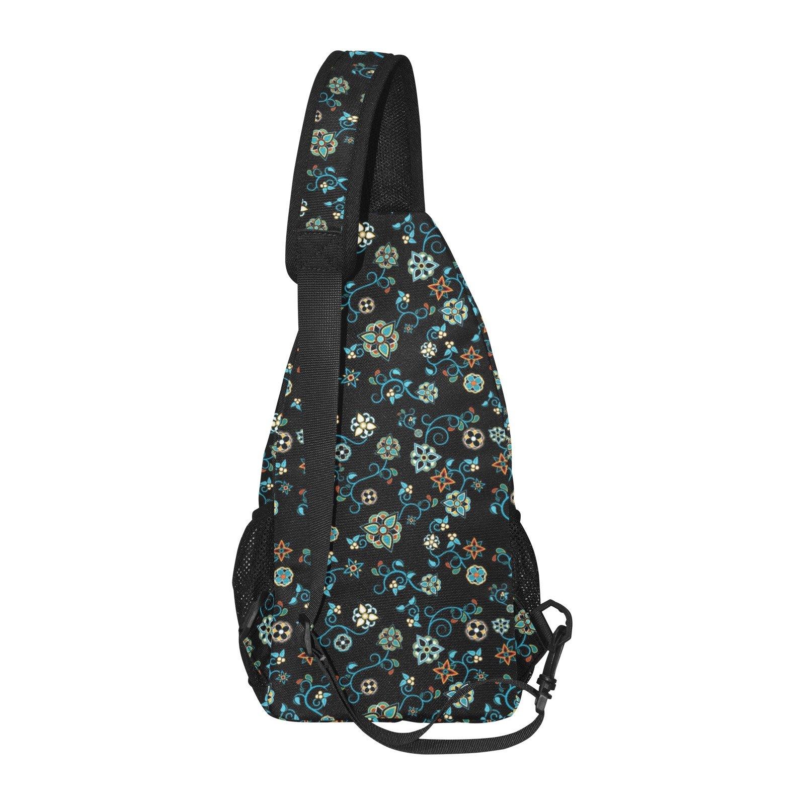 Ocean Bloom All Over Print Chest Bag (Model 1719) All Over Print Chest Bag (1719) e-joyer 