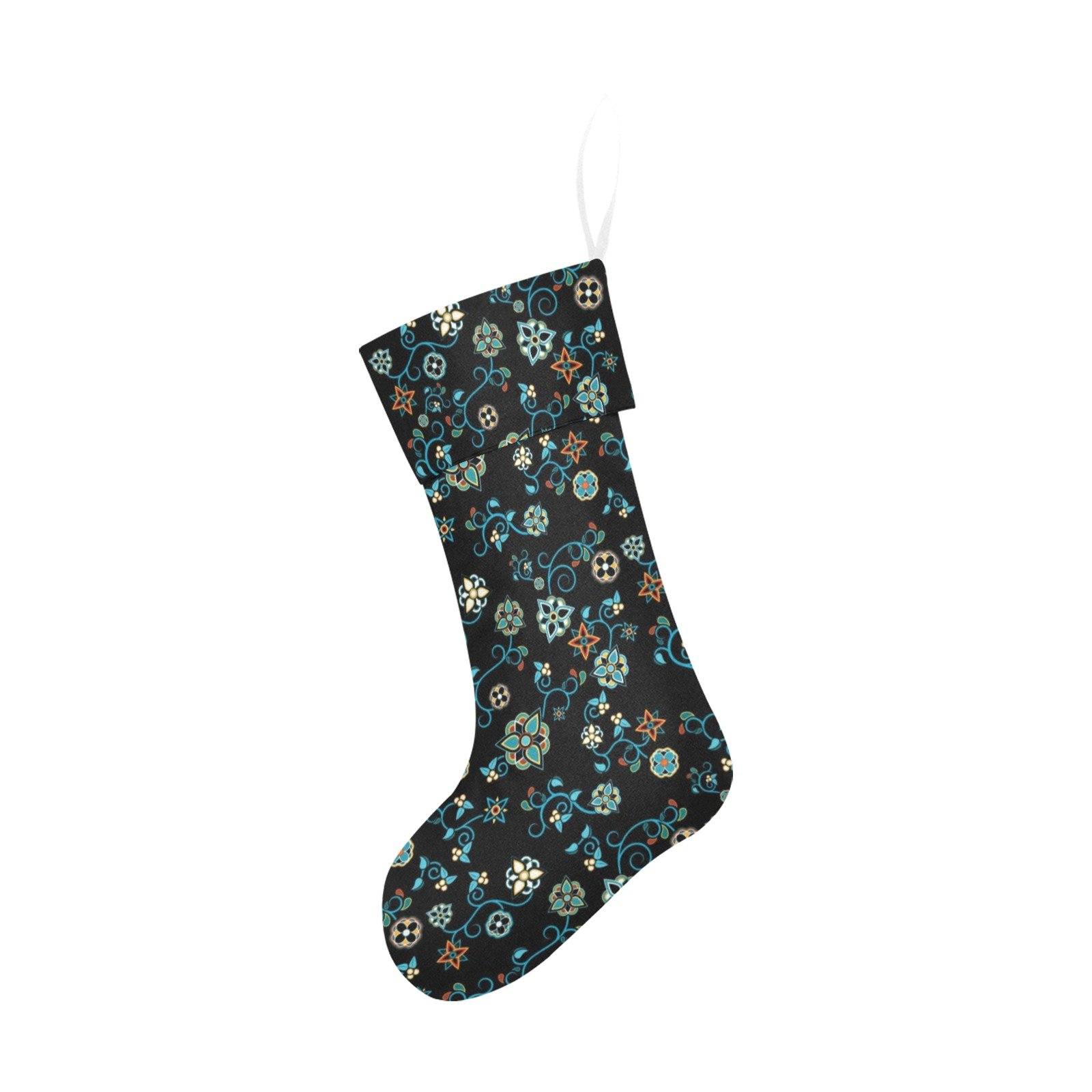 Ocean Bloom Christmas Stocking holiday stocking e-joyer 