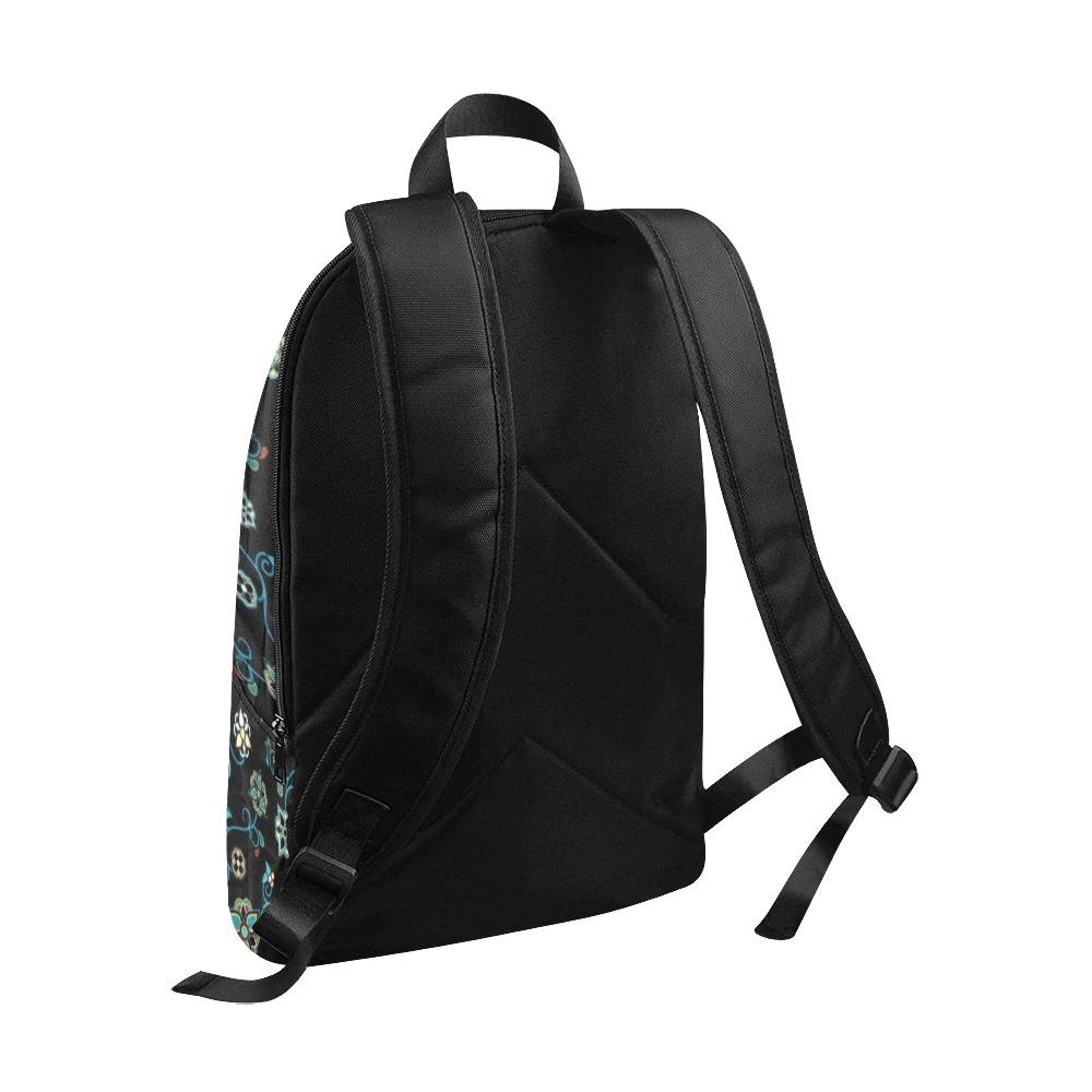 Ocean Bloom Fabric Backpack for Adult (Model 1659) Casual Backpack for Adult (1659) e-joyer 