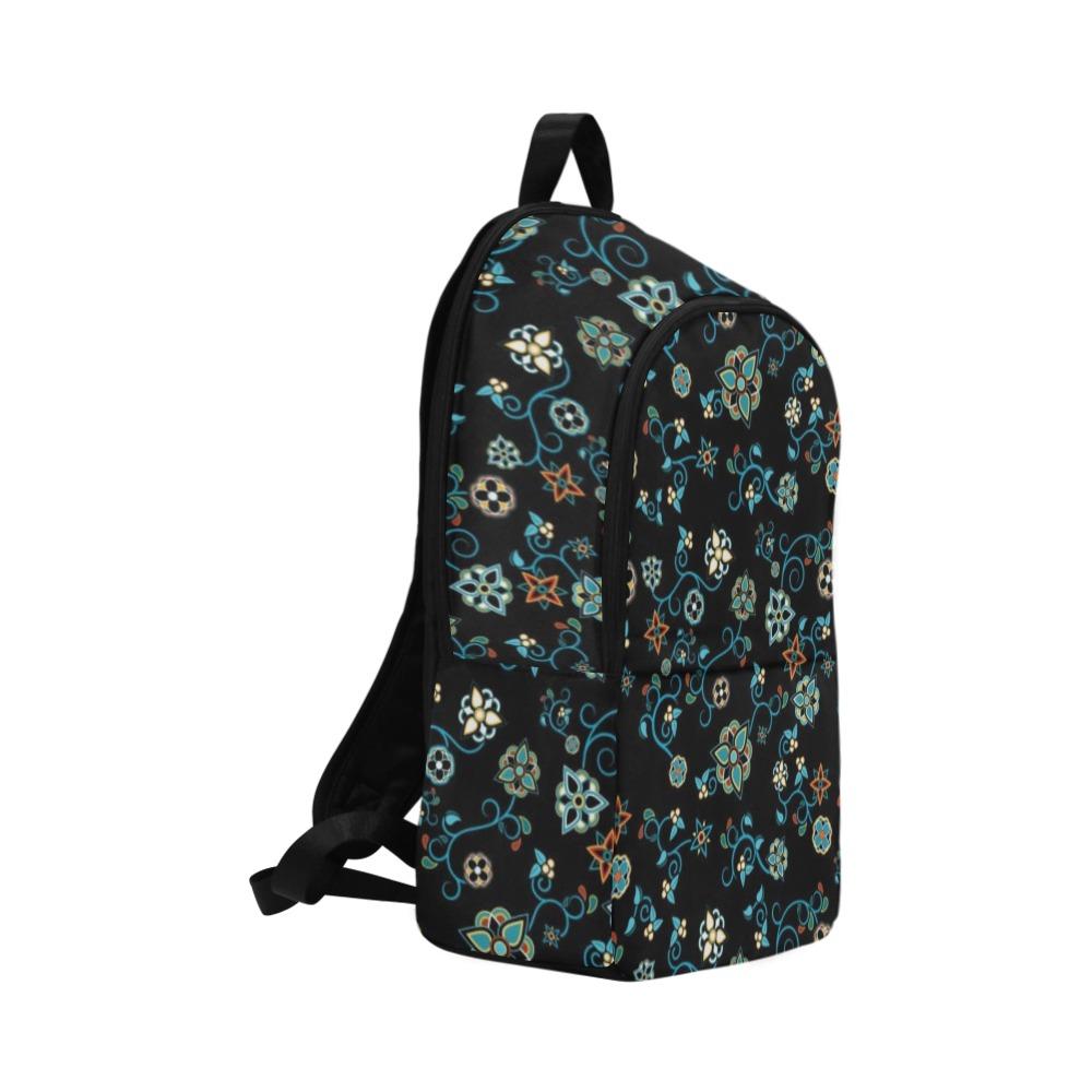 Ocean Bloom Fabric Backpack for Adult (Model 1659) Casual Backpack for Adult (1659) e-joyer 