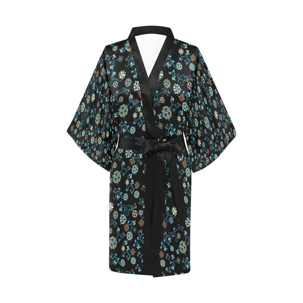 Ocean Bloom Kimono Robe Artsadd 