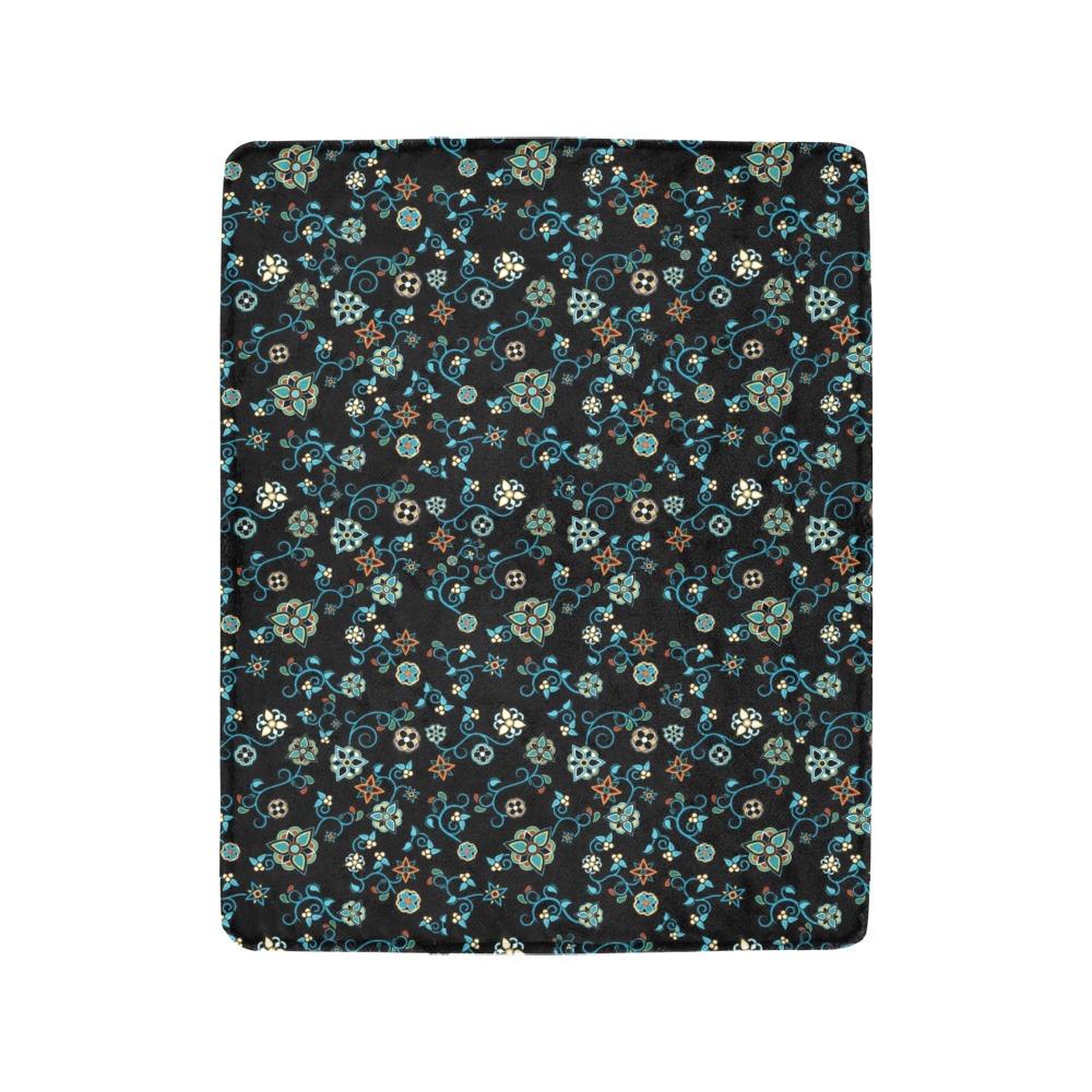 Ocean Bloom Ultra-Soft Micro Fleece Blanket 40"x50" Ultra-Soft Blanket 40''x50'' e-joyer 
