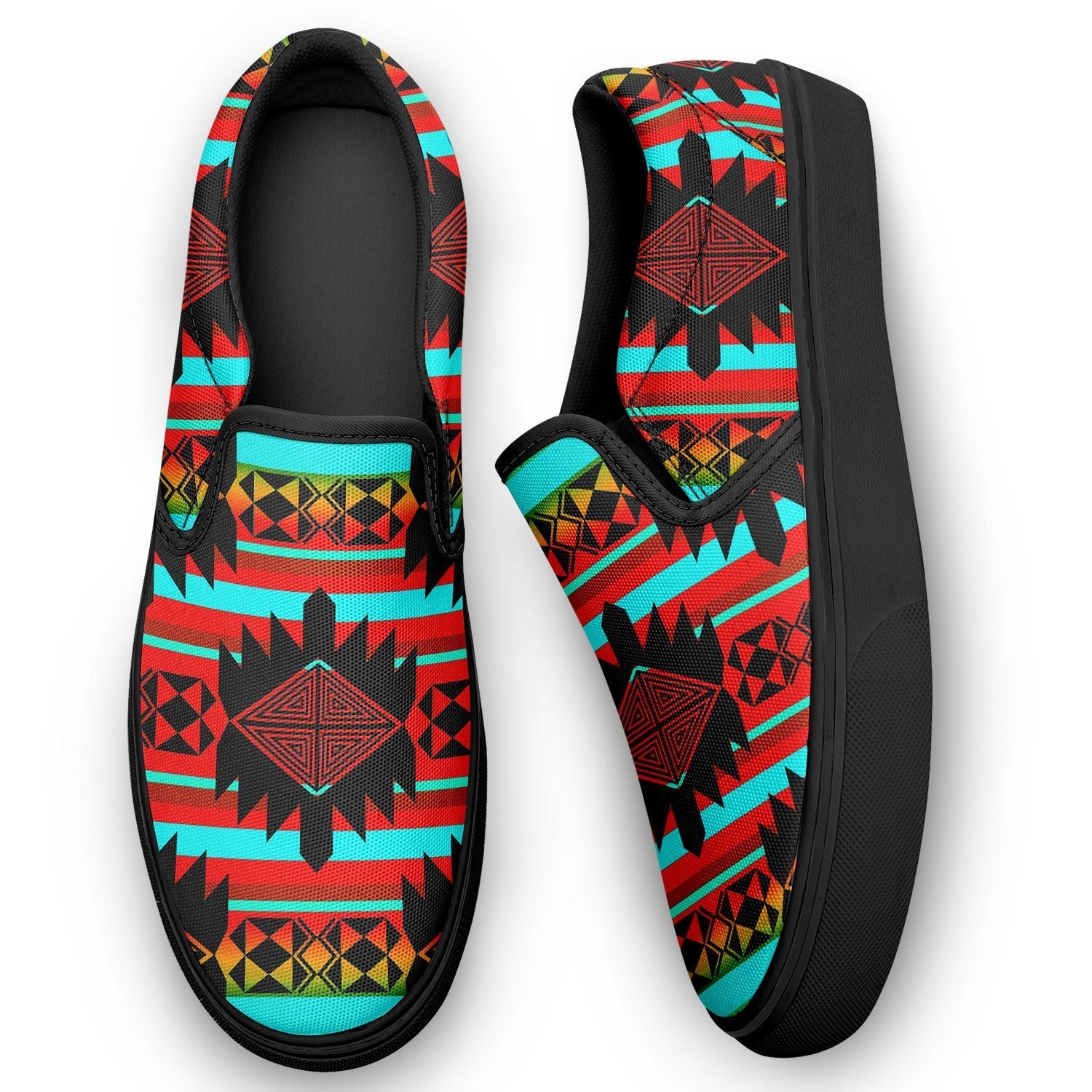 Okotoks Arrow Otoyimm Kid's Canvas Slip On Shoes 49 Dzine 