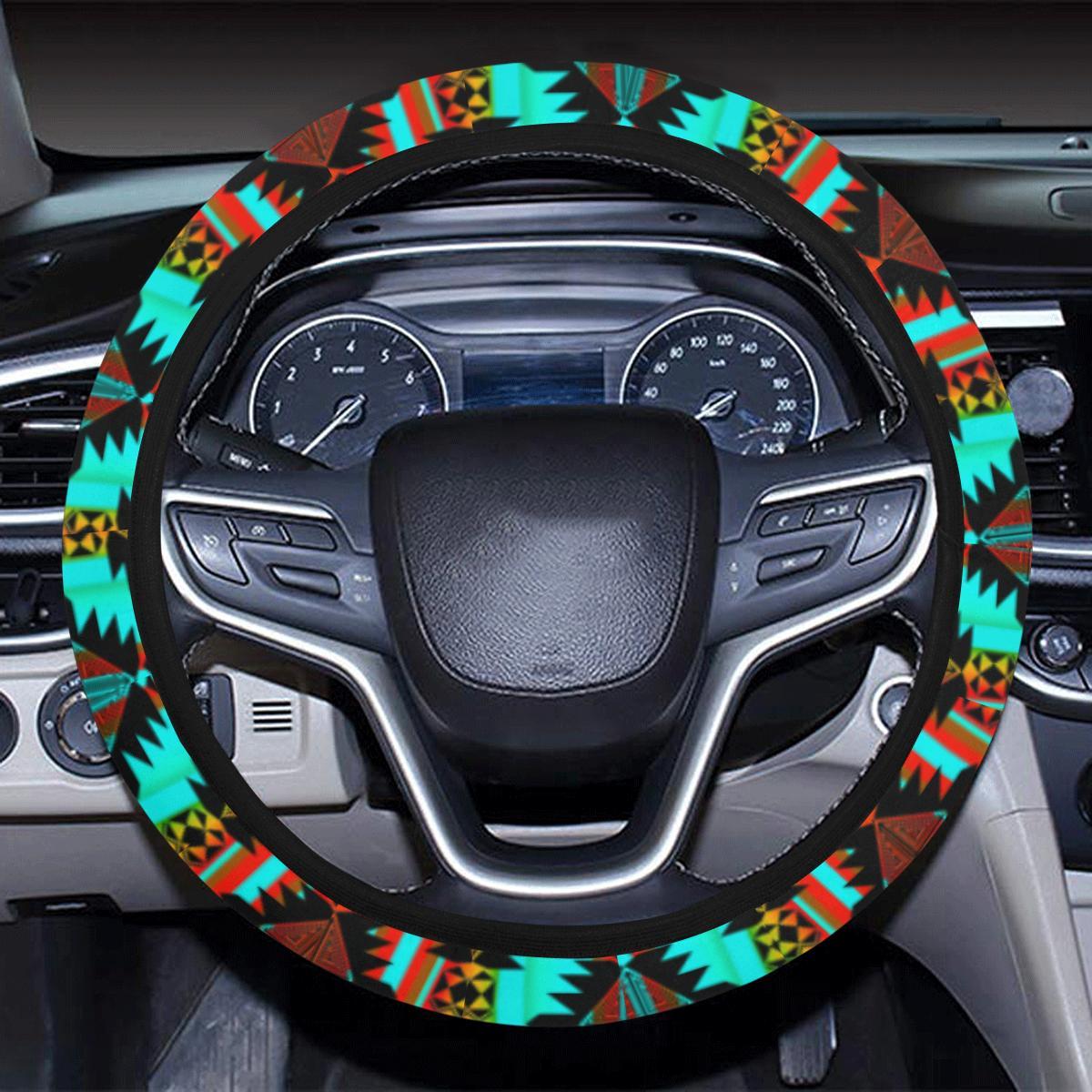 Okotoks Arrow Steering Wheel Cover with Elastic Edge Steering Wheel Cover with Elastic Edge e-joyer 