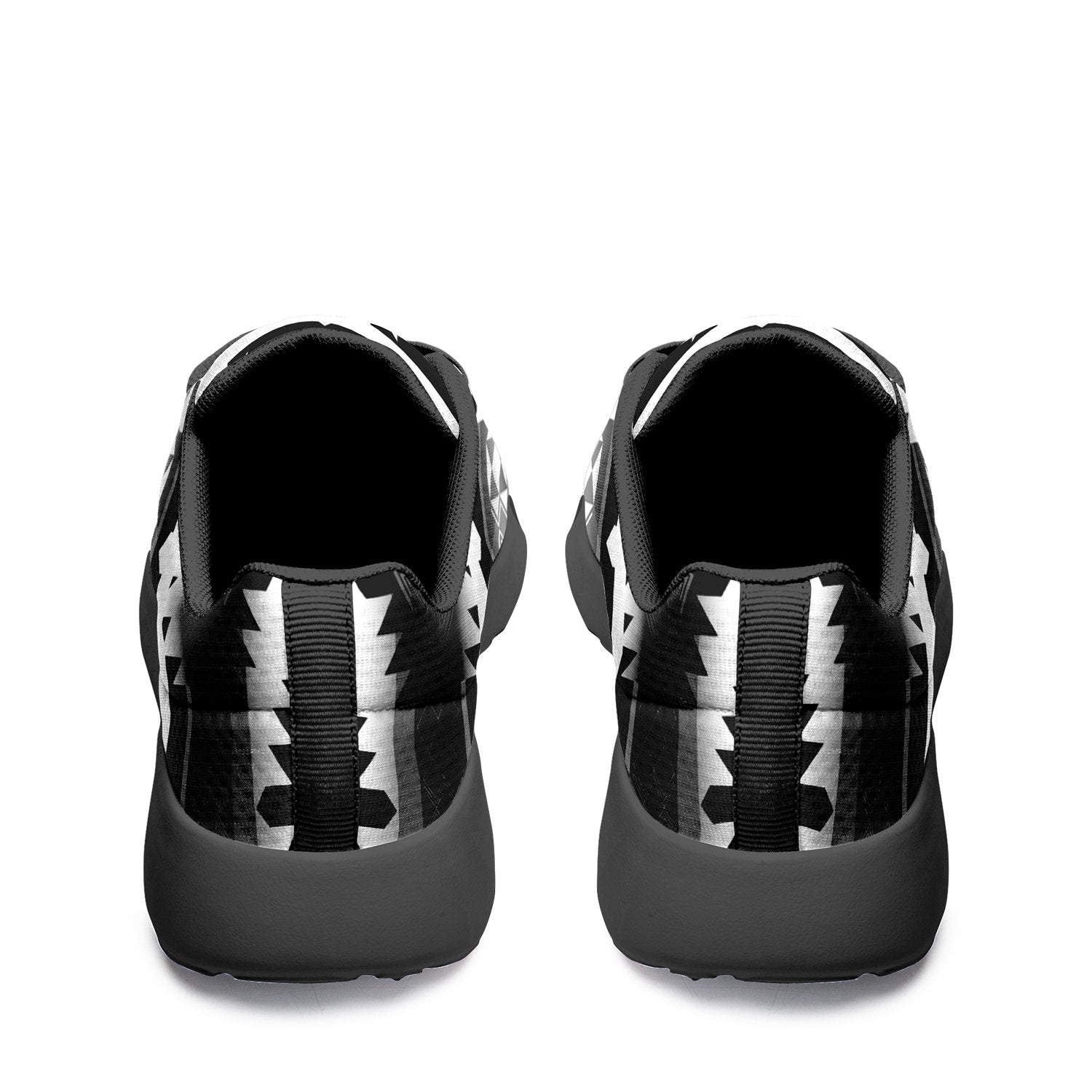 Okotoks Black and White Ikkaayi Sport Sneakers 49 Dzine 