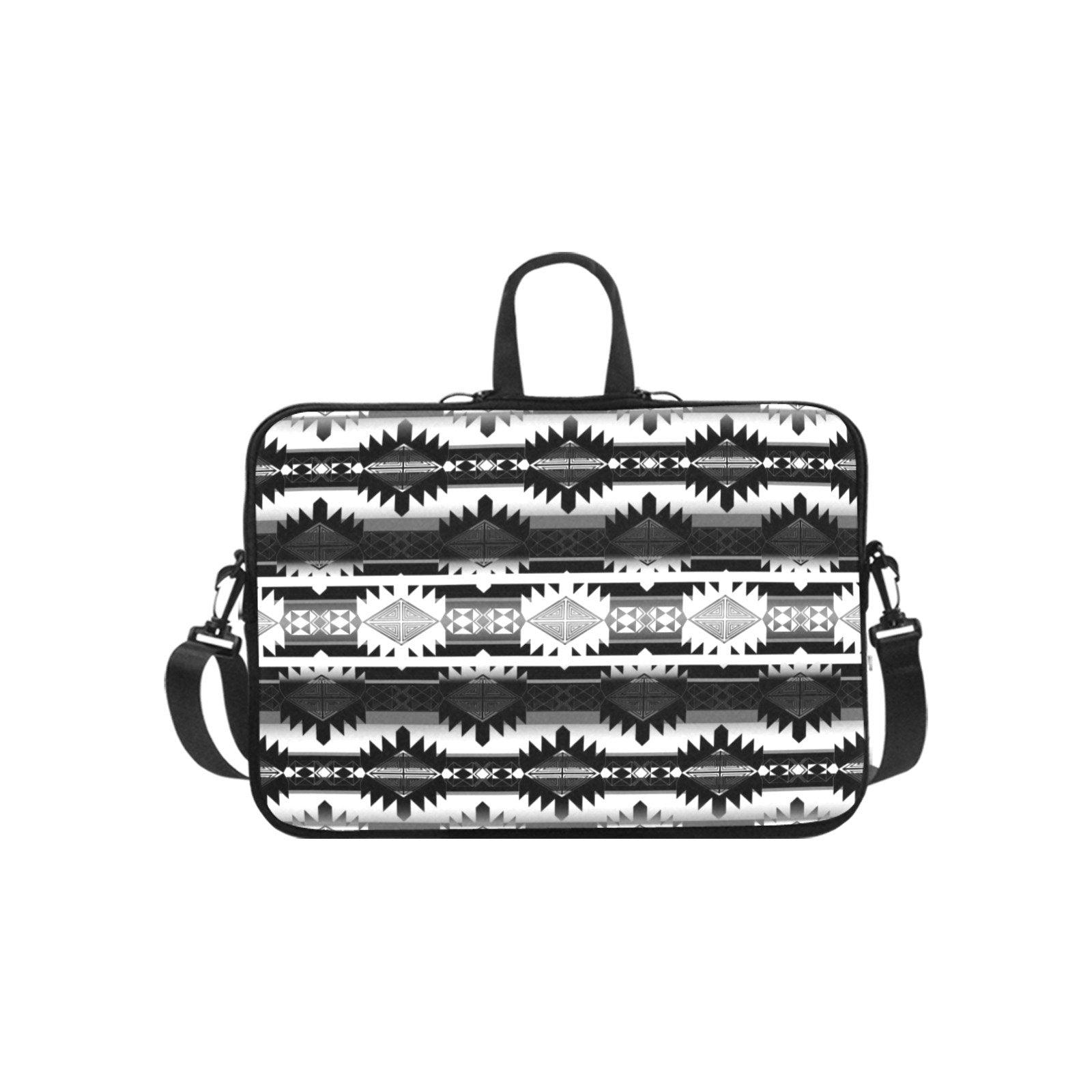 Okotoks Black and White Laptop Handbags 10" bag e-joyer 