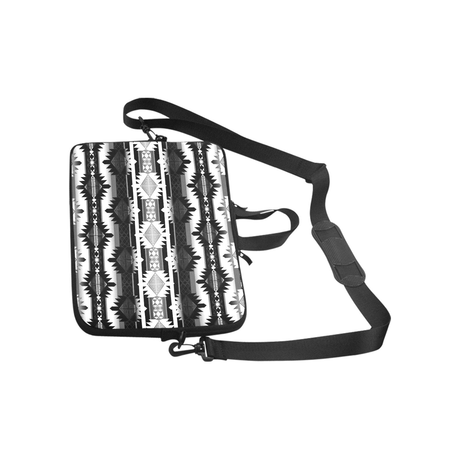 Okotoks Black and White Laptop Handbags 17" bag e-joyer 