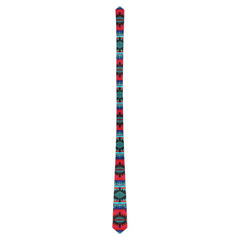 Okotoks Mountain Classic Necktie (Two Sides) Classic Necktie e-joyer 