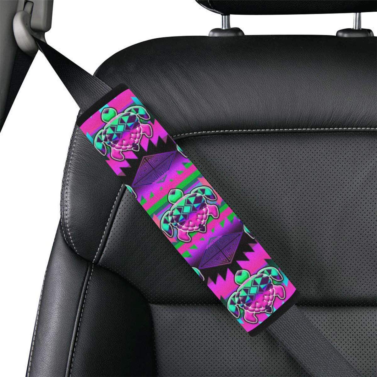 Okotoks Summer Turtles Car Seat Belt Cover 7''x12.6'' Car Seat Belt Cover 7''x12.6'' e-joyer 