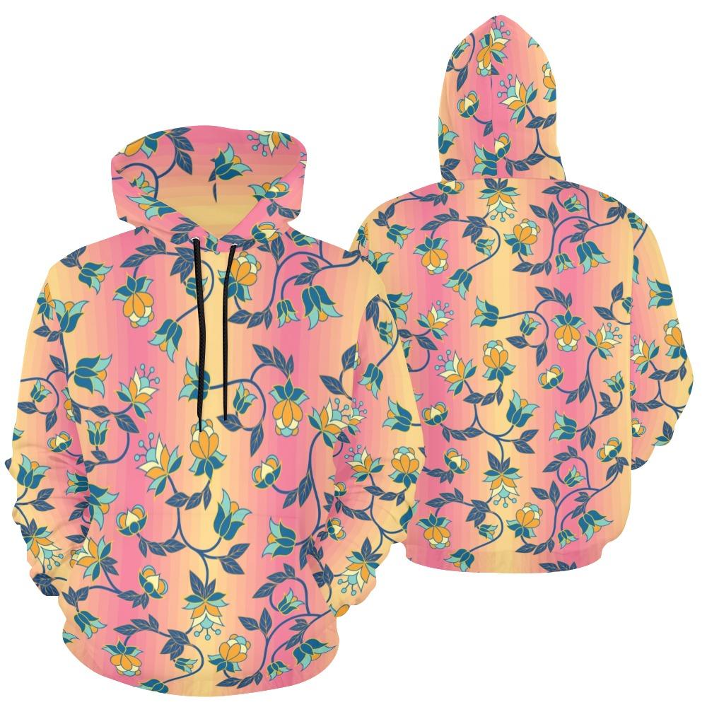 Orange Days All Over Print Hoodie for Women (USA Size) (Model H13) All Over Print Hoodie for Women (H13) e-joyer 