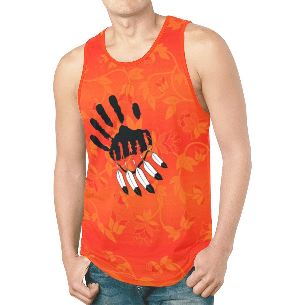 Orange Days Orange A feather for each New All Over Print Tank Top for Men (Model T46) New All Over Print Tank Top for Men (T46) e-joyer 