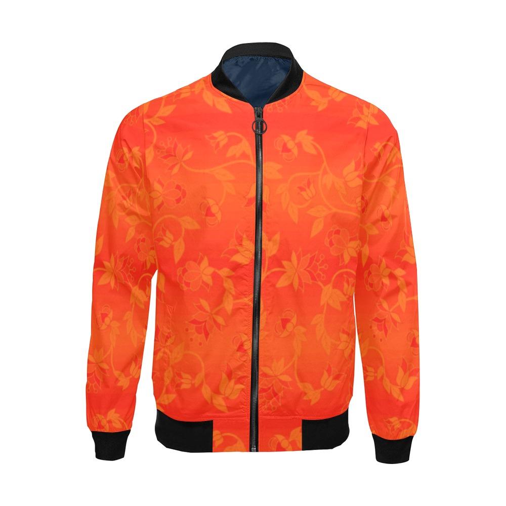 Orange Days Orange All Over Print Bomber Jacket for Men (Model H19) All Over Print Bomber Jacket for Men (H19) e-joyer 