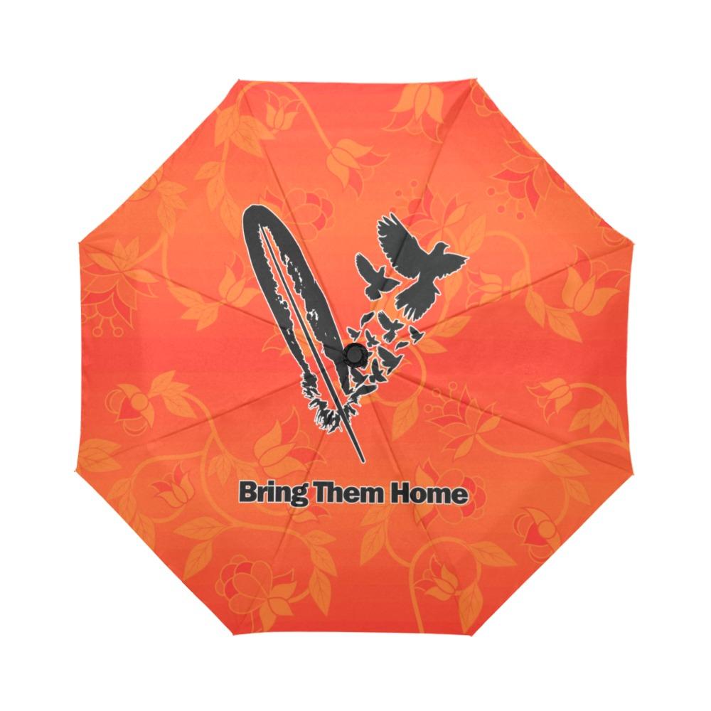 Orange Days Orange Bring Them Home Auto-Foldable Umbrella (Model U04) Auto-Foldable Umbrella e-joyer 