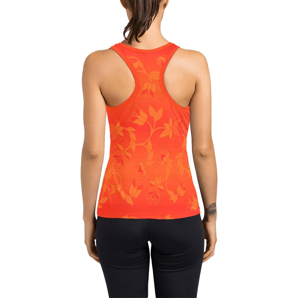 Orange Days Orange Bring Them Home Women's Racerback Tank Top (Model T60) Racerback Tank Top (T60) e-joyer 