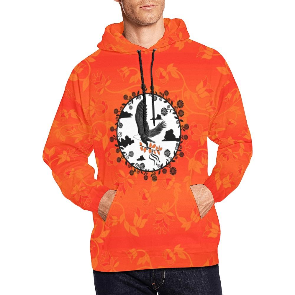 Orange Days Orange Carrying Their Prayers All Over Print Hoodie for Men (USA Size) (Model H13) All Over Print Hoodie for Men (H13) e-joyer 