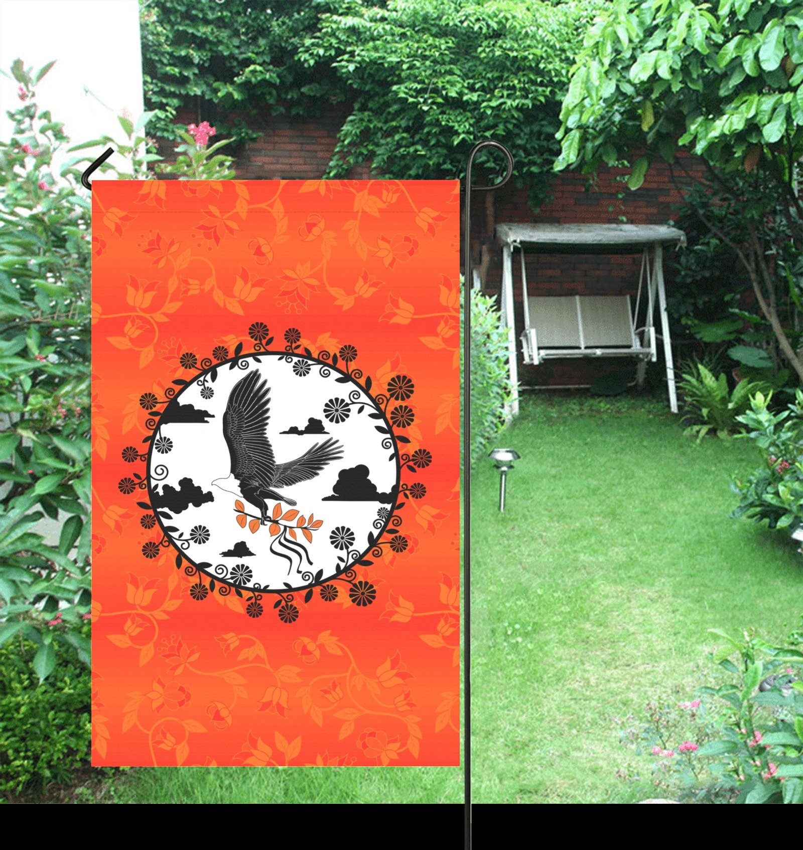 Orange Days Orange - Carrying Their Prayers Garden Flag 36''x60'' (Two Sides Printing) Garden Flag 36‘’x60‘’ (Two Sides) e-joyer 