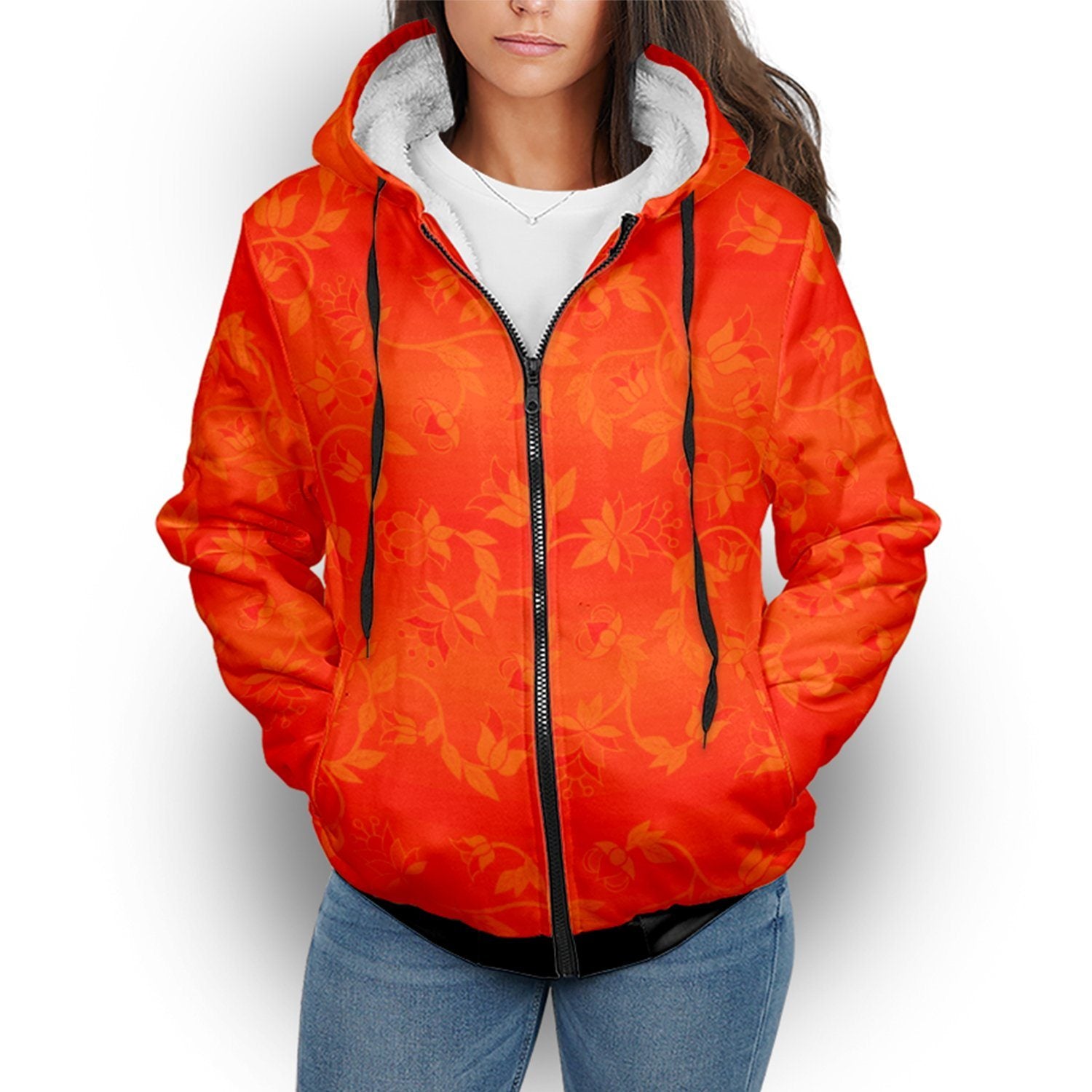 Orange Days Orange Orange Sherpa Hoodie hoodie Herman 