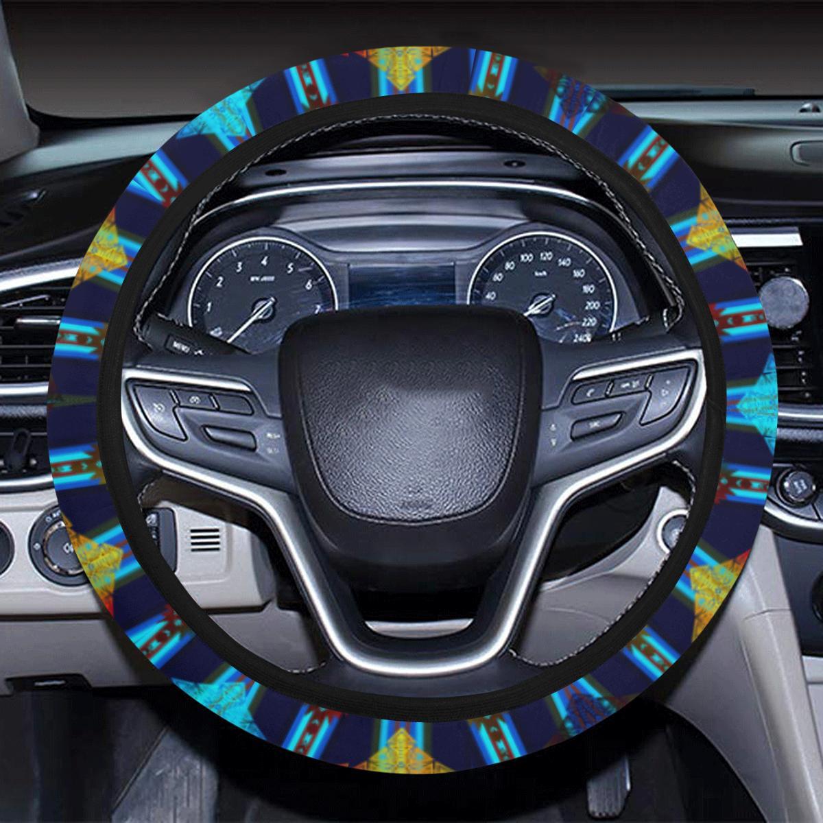 Plateau Night Steering Wheel Cover with Elastic Edge Steering Wheel Cover with Elastic Edge e-joyer 