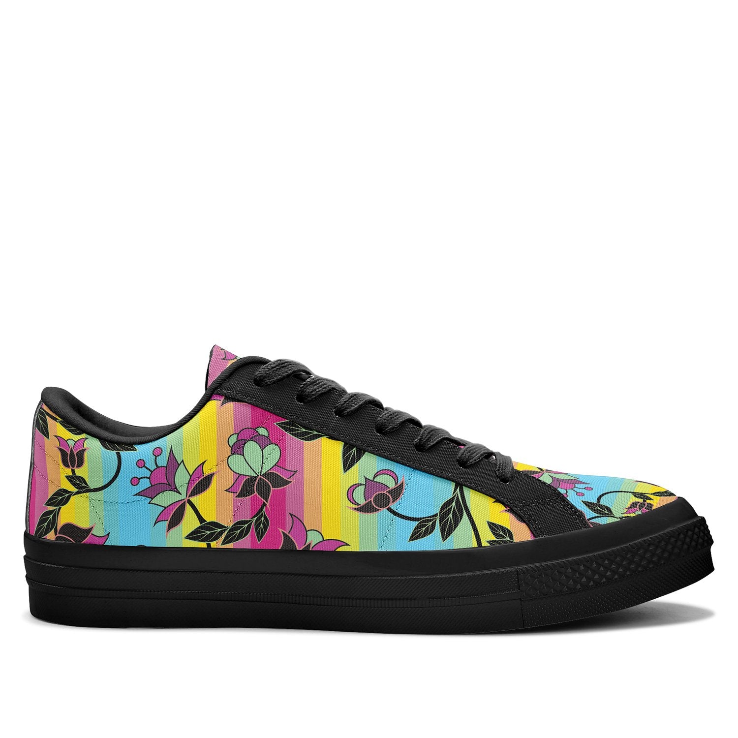 Powwow Carnival Aapisi Low Top Canvas Shoes Black Sole aapisi Herman 