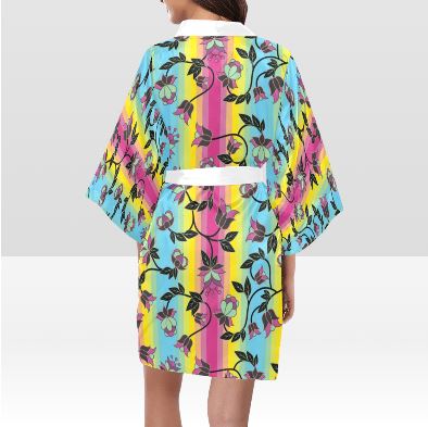 Powwow Carnival Kimono Robe Artsadd 