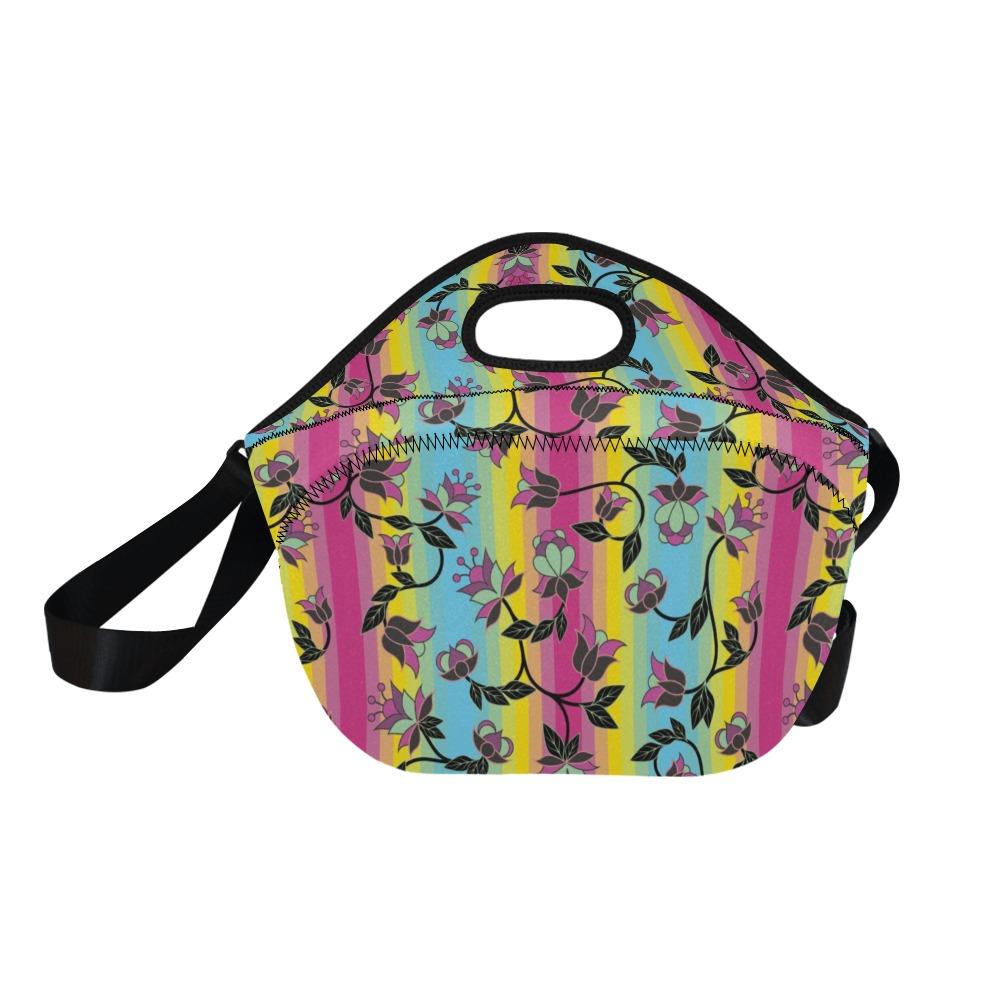 Powwow Carnival Neoprene Lunch Bag/Large (Model 1669) bag e-joyer 