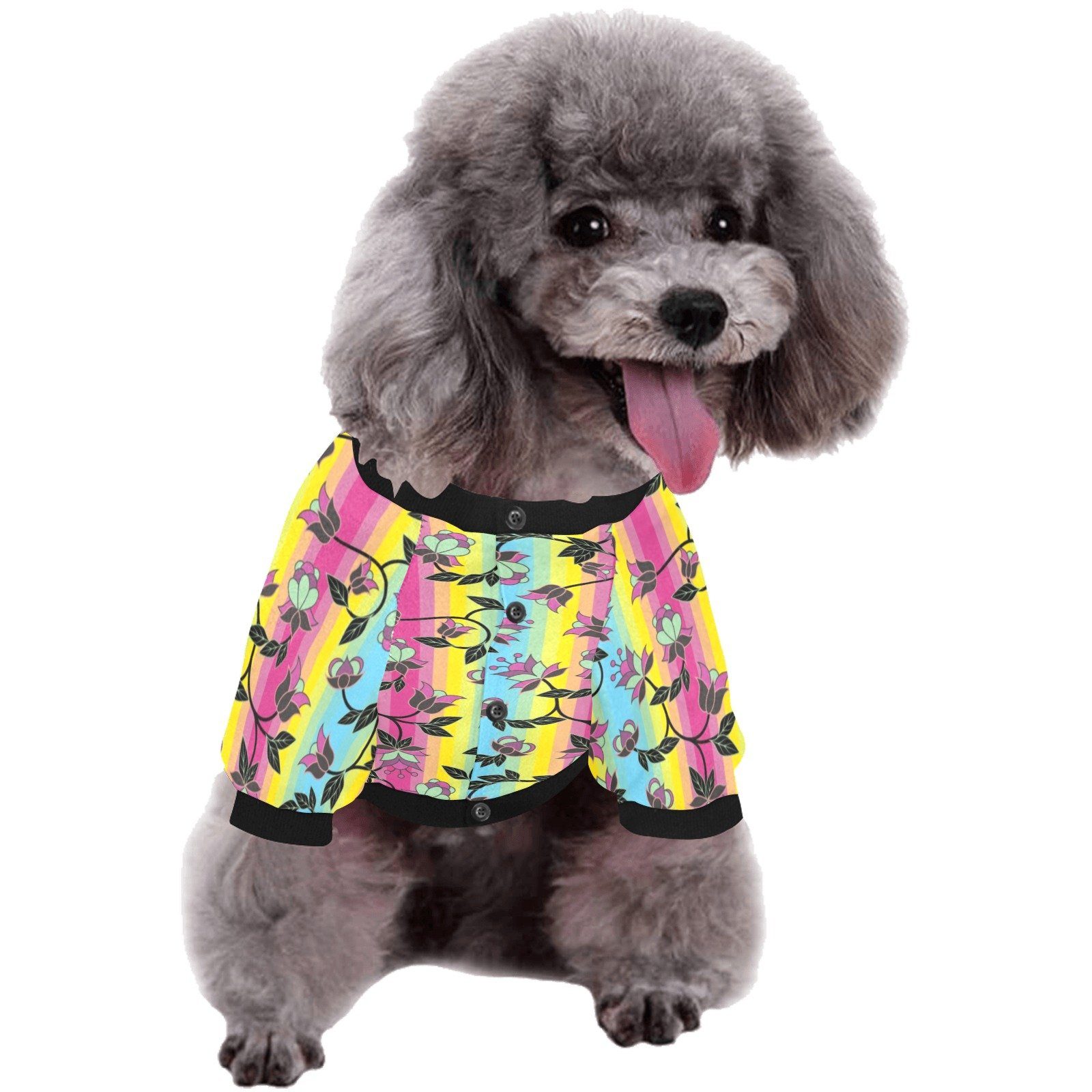 Powwow Carnival Pet Dog Round Neck Shirt Pet Dog Round Neck Shirt e-joyer 