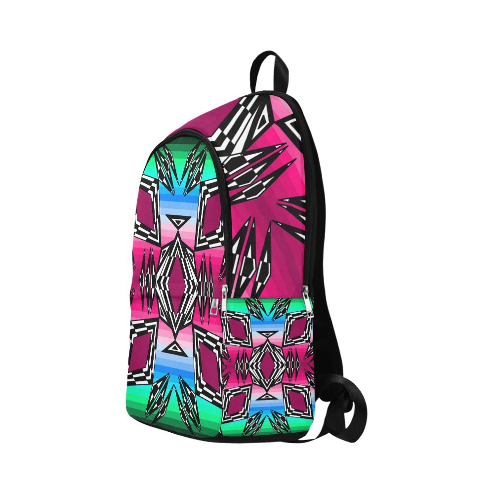 Prairie Fire Fall Fabric Adult Backpack (Model 1659) Casual Backpack for Adult (1659) e-joyer 