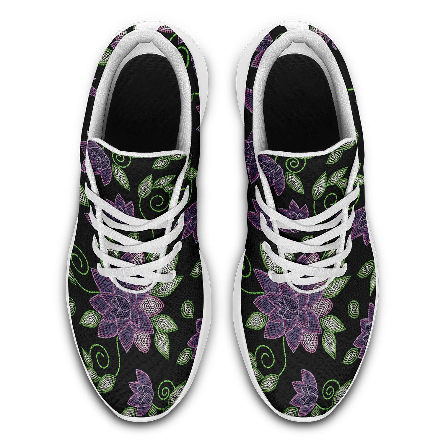 Purple Beaded Rose Ikkaayi Sport Sneakers ikkaayi Herman 