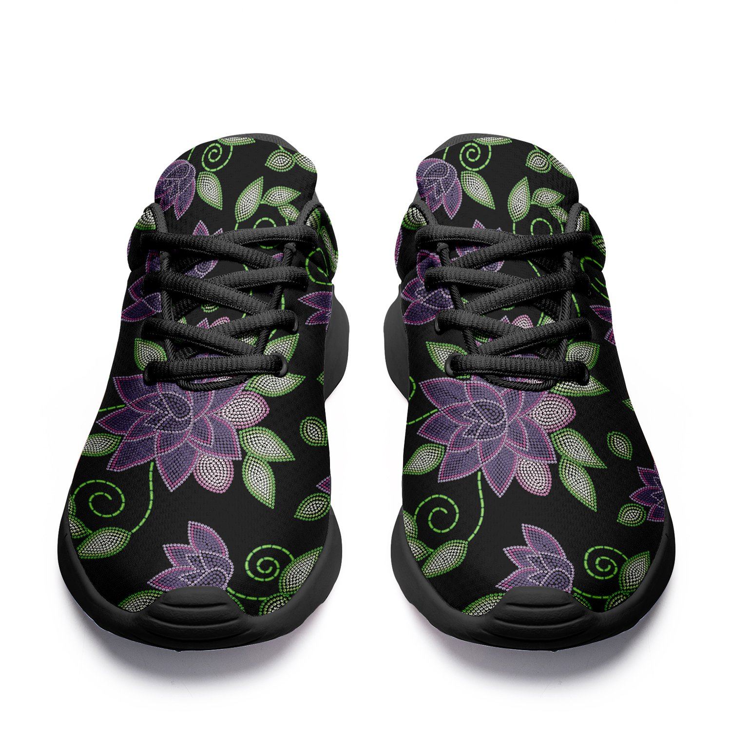 Purple Beaded Rose Ikkaayi Sport Sneakers ikkaayi Herman 