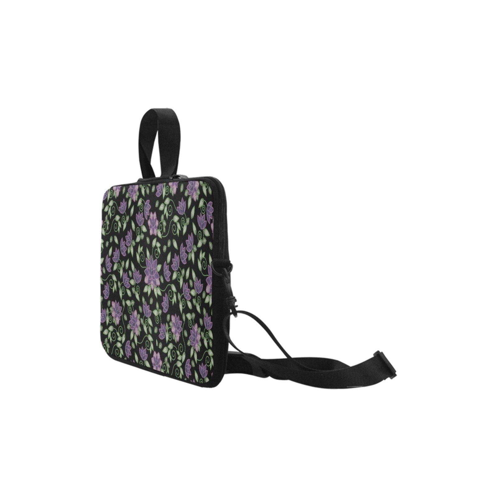 Purple Beaded Rose Laptop Handbags 10" bag e-joyer 