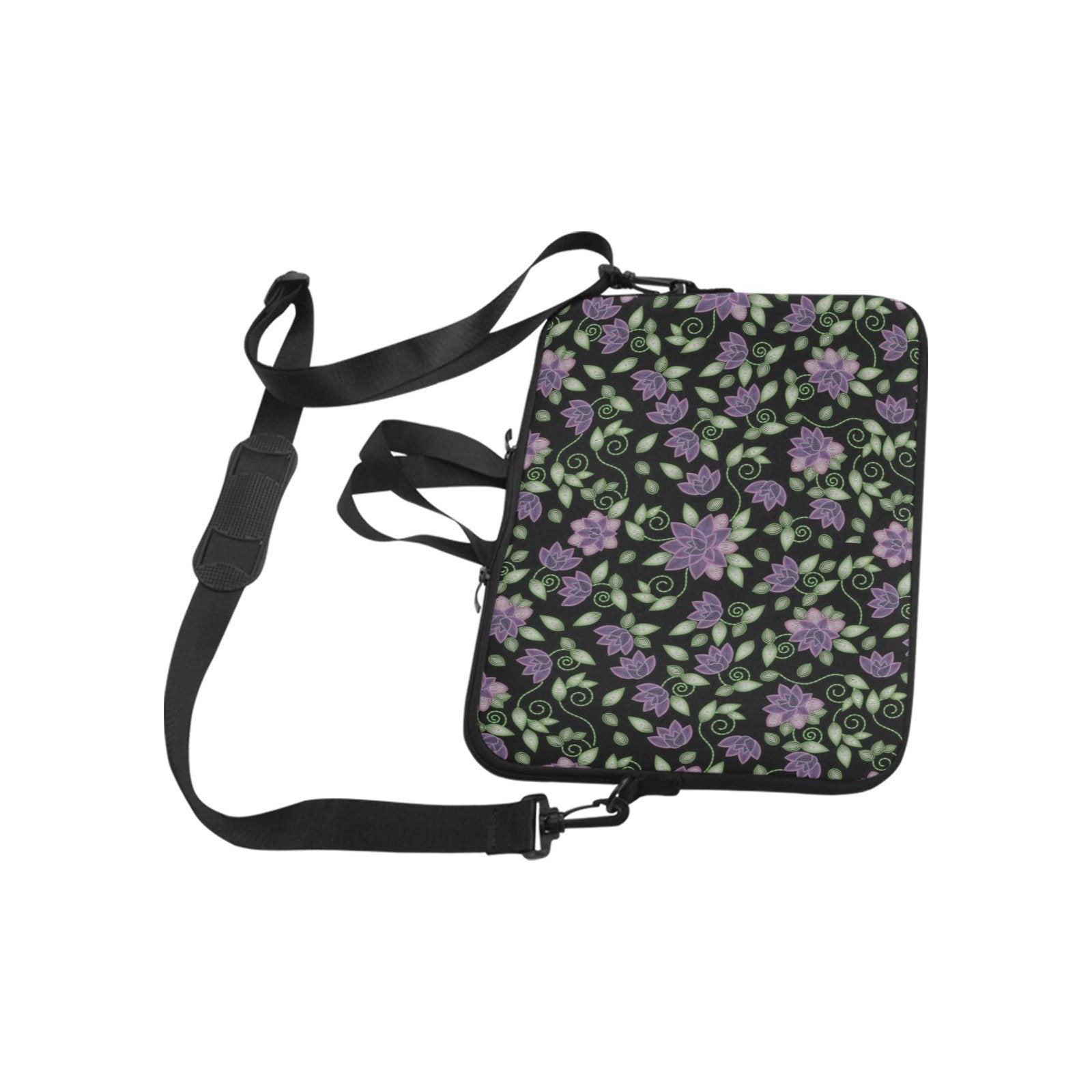 Purple Beaded Rose Laptop Handbags 10" bag e-joyer 