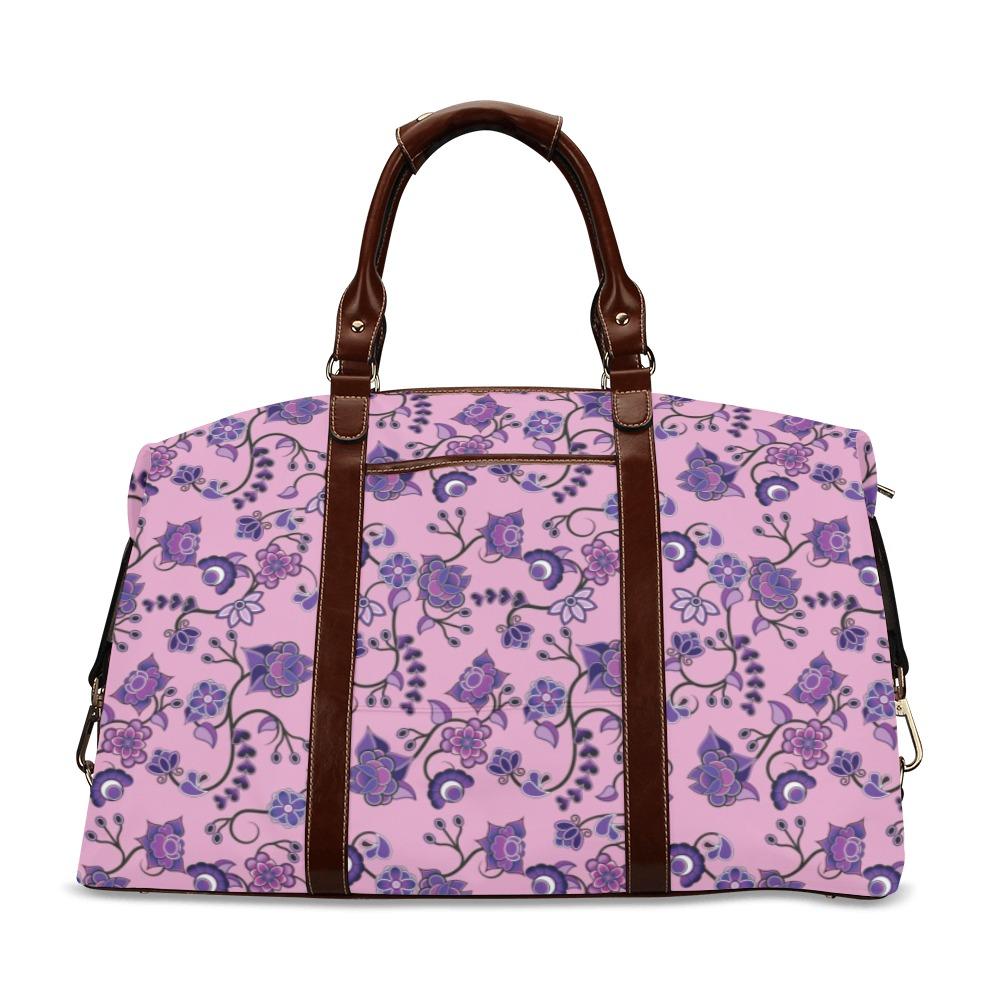 Purple Floral Amour Classic Travel Bag (Model 1643) Remake Classic Travel Bags (1643) e-joyer 