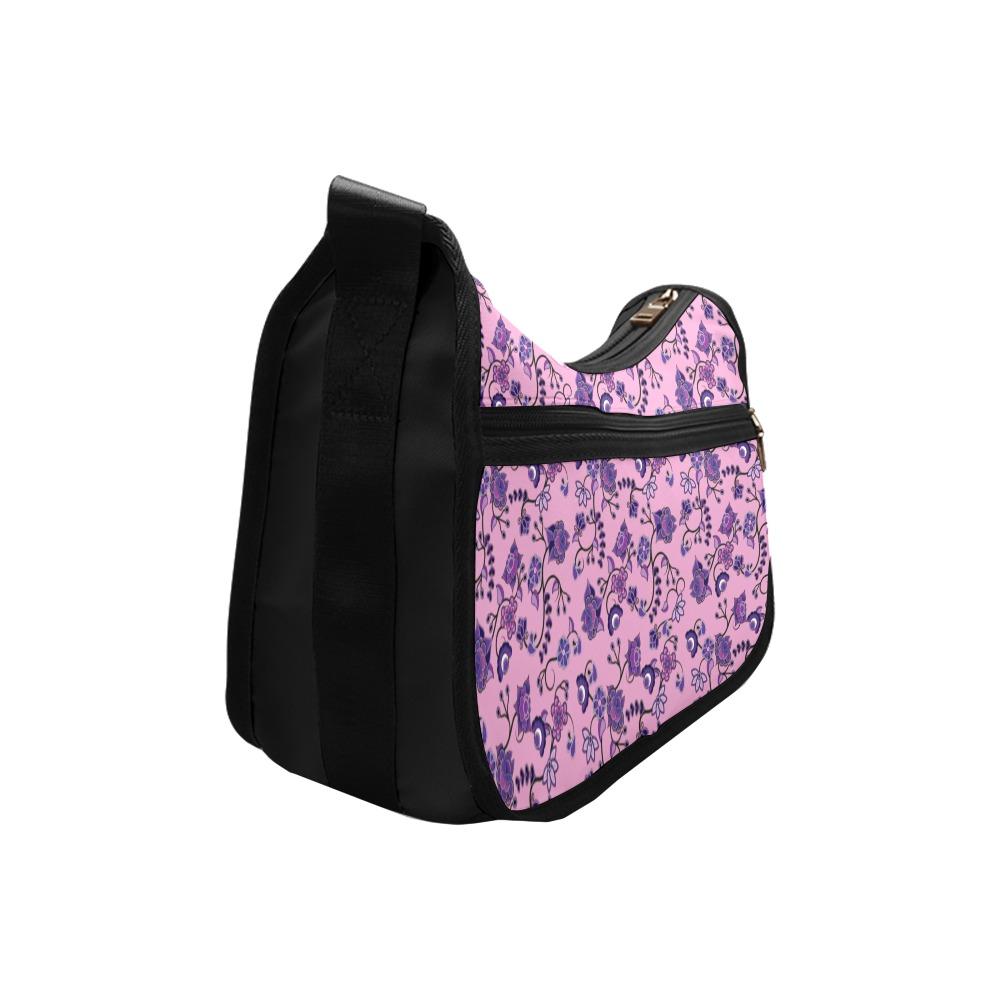 Purple Floral Amour Crossbody Bags (Model 1616) Crossbody Bags (1616) e-joyer 