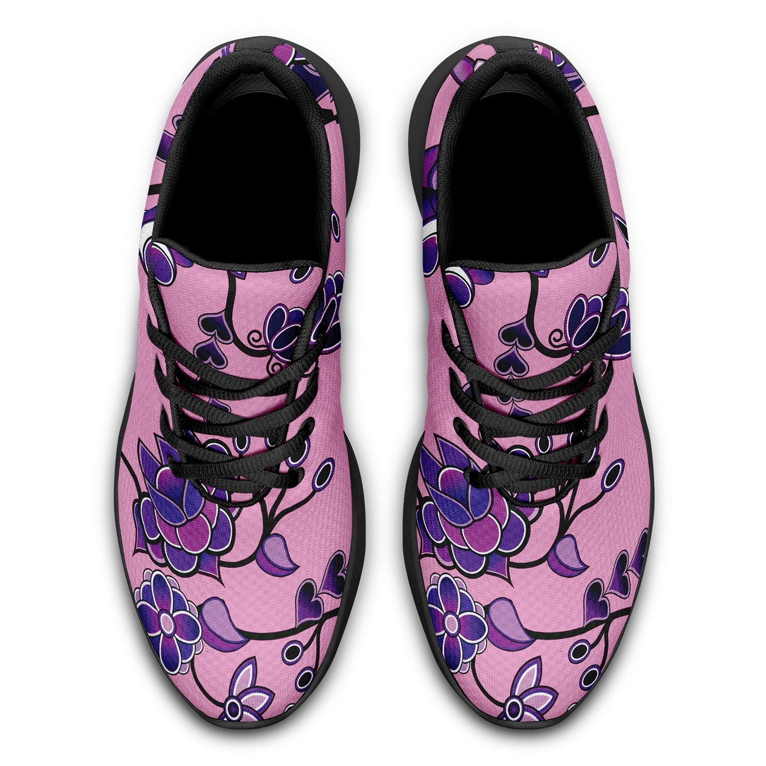 Purple Floral Amour Ikkaayi Sport Sneakers ikkaayi Herman 