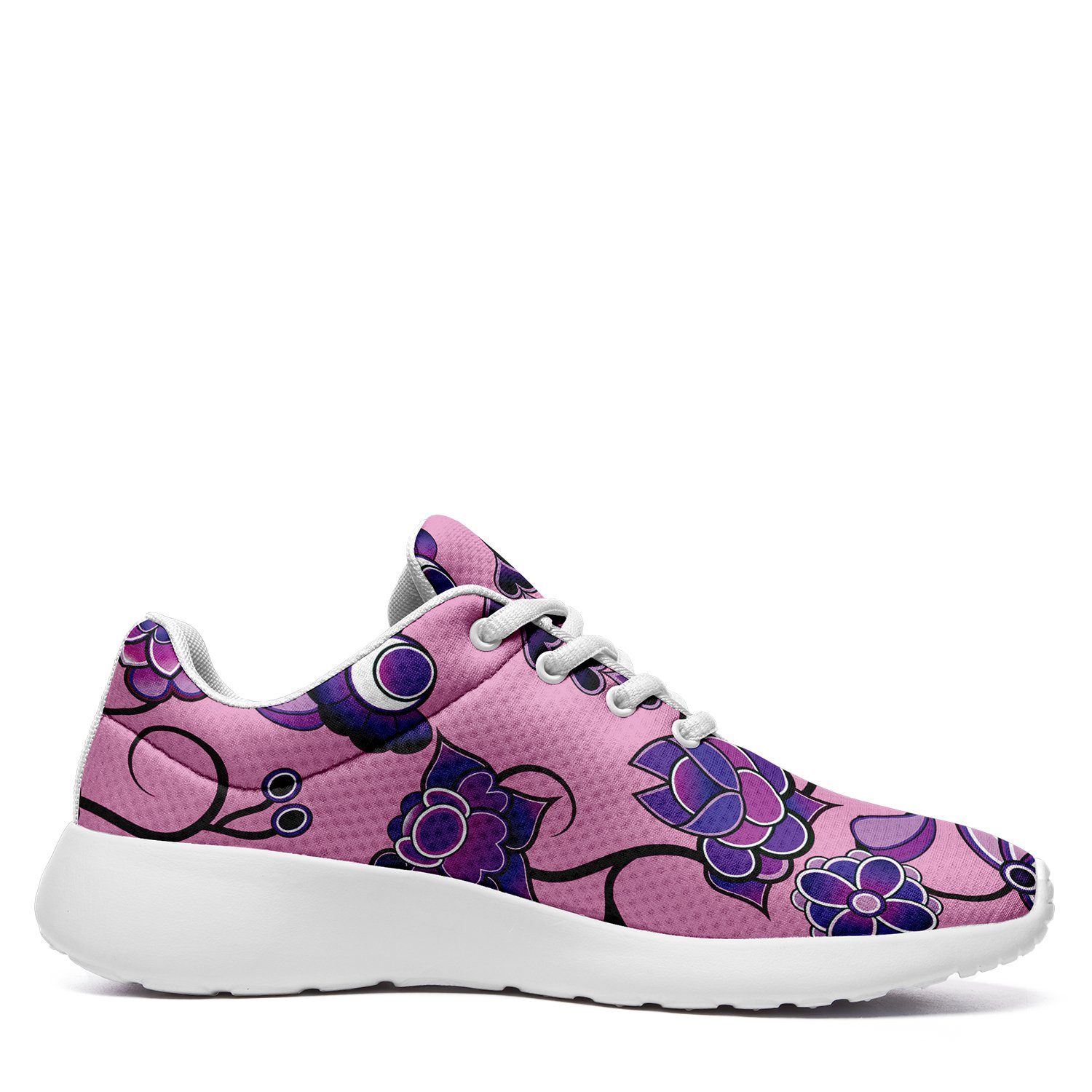 Purple Floral Amour Ikkaayi Sport Sneakers ikkaayi Herman 