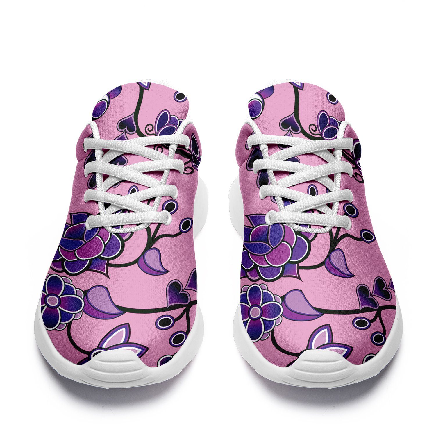 Purple Floral Amour Ikkaayi Sport Sneakers ikkaayi Herman 