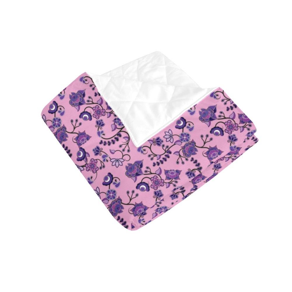 Purple Floral Amour Quilt 70"x80" Quilt 70"x80" e-joyer 
