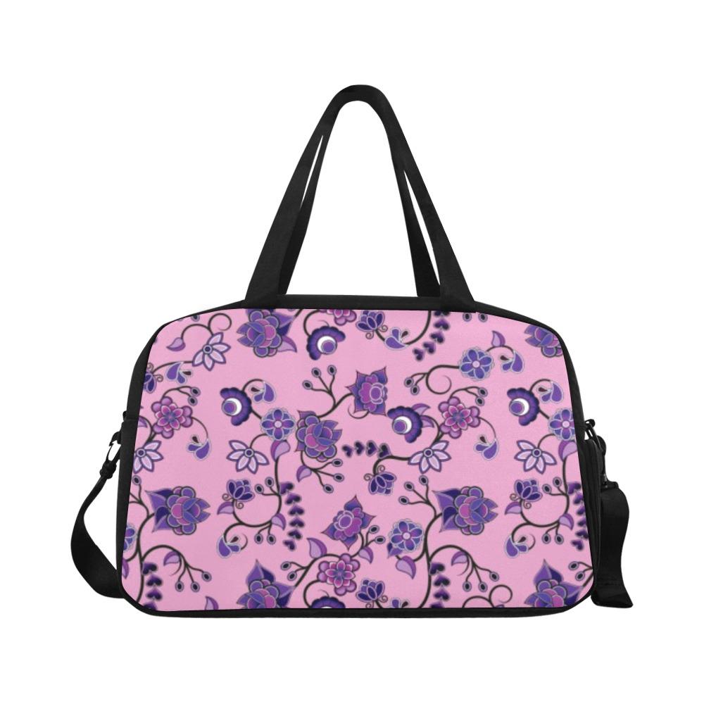 Purple Floral Amour Weekend Travel Bag (Model 1671) bag e-joyer 