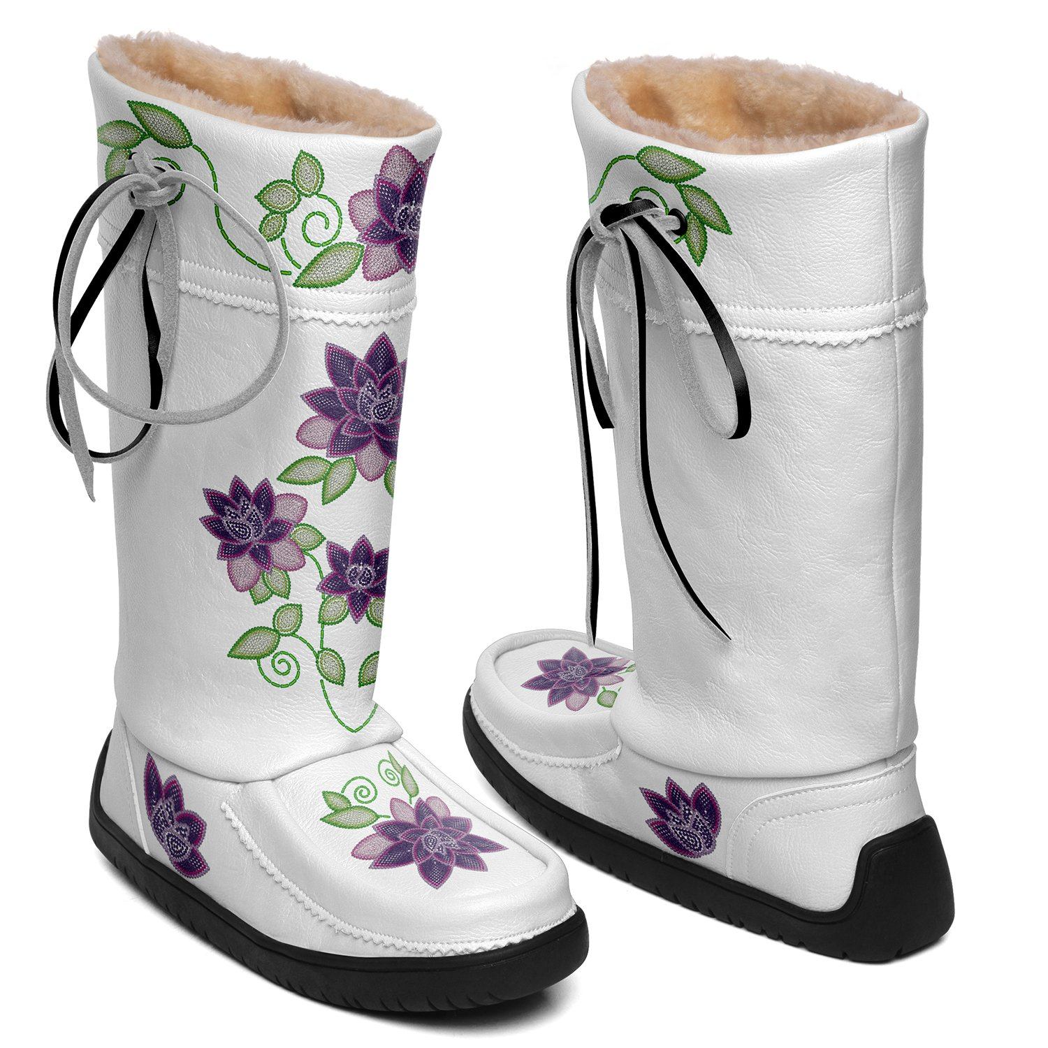 Purple Rose Real Leather MoccaLux 49 Dzine 