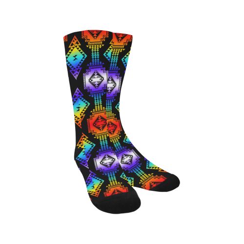 Rainbow Gathering Trouser Socks Socks e-joyer 