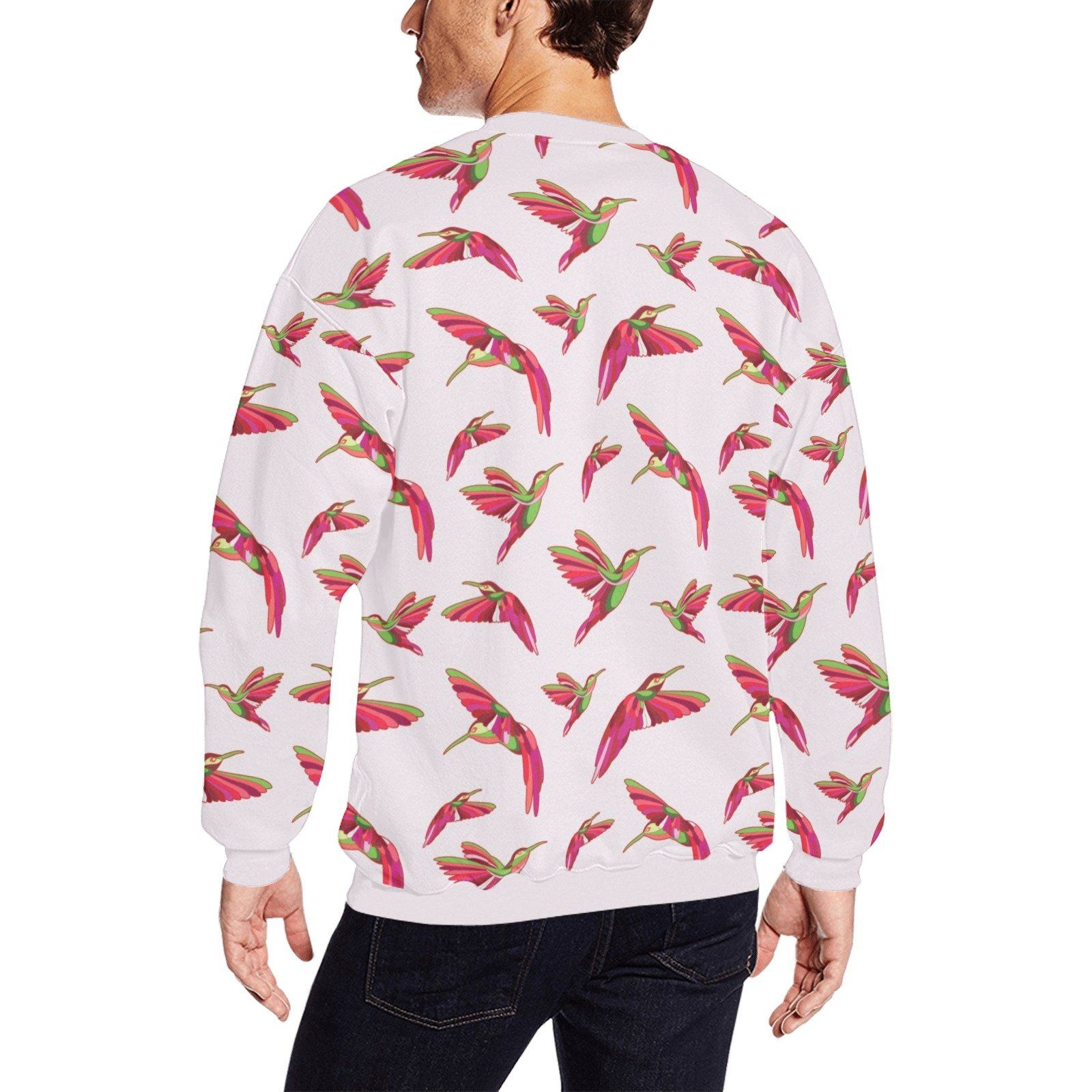 Red Swift Colourful All Over Print Crewneck Sweatshirt for Men (Model H18) shirt e-joyer 