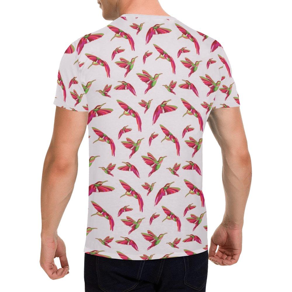 Red Swift Colourful All Over Print T-Shirt for Men (USA Size) (Model T40) All Over Print T-Shirt for Men (T40) e-joyer 