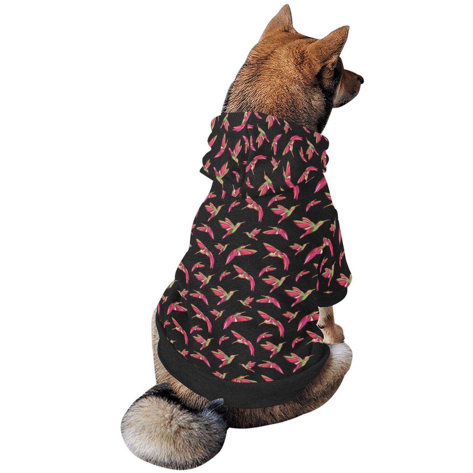 Red Swift Colourful Black Pet Dog Hoodie Pet Dog Hoodie e-joyer 