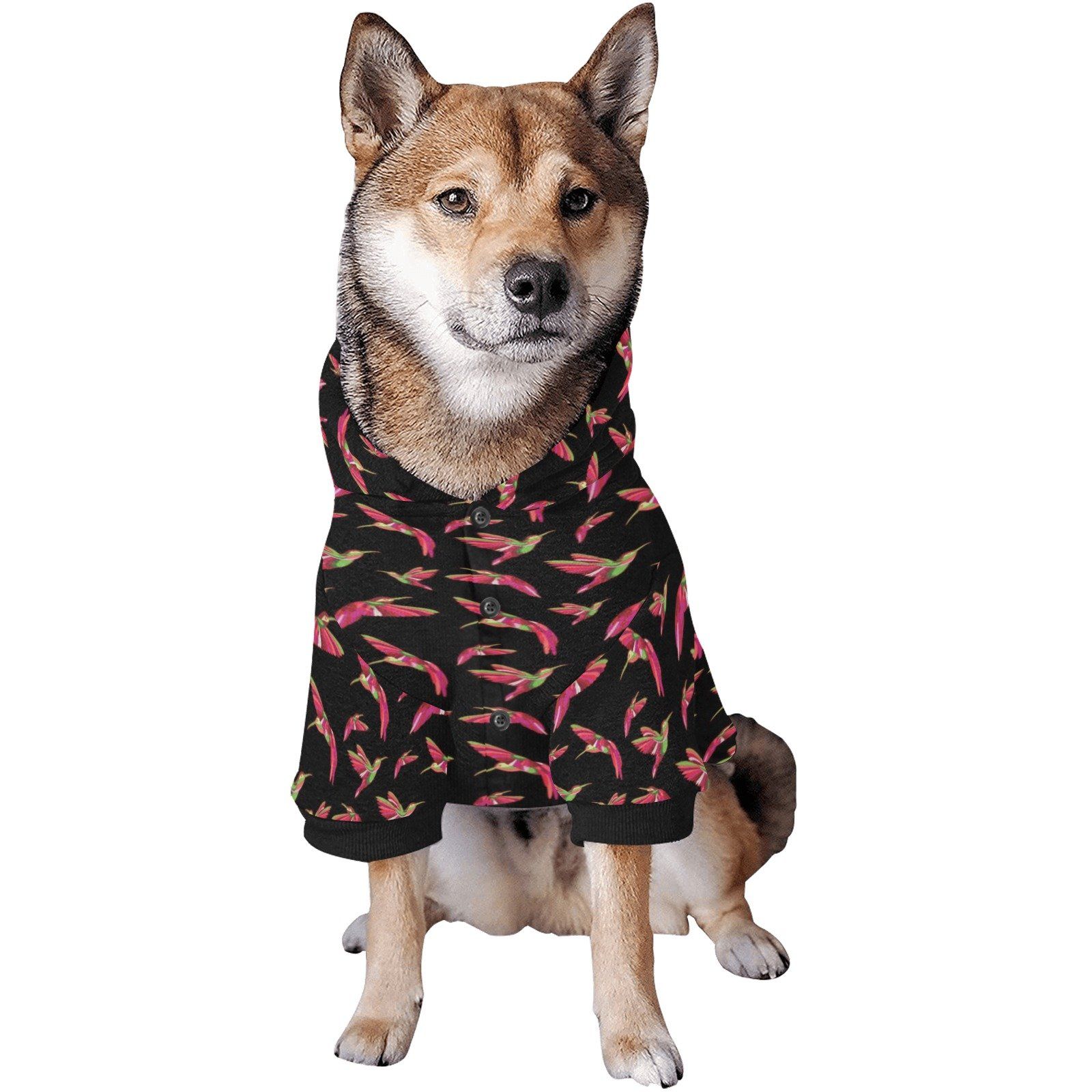 Red Swift Colourful Black Pet Dog Hoodie Pet Dog Hoodie e-joyer 