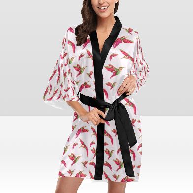 Red Swift Colourful Kimono Robe Artsadd 