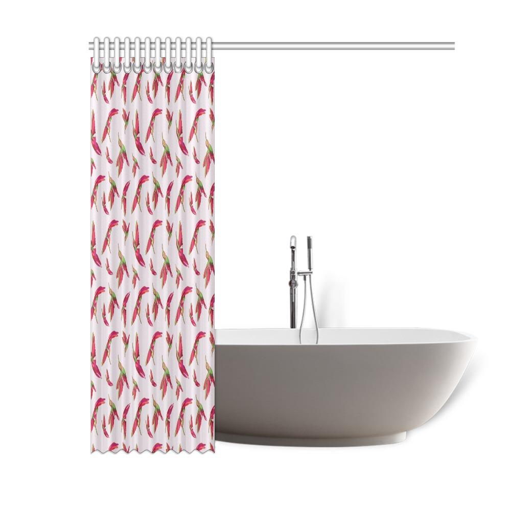 Red Swift Colourful Shower Curtain 60"x72" Shower Curtain 60"x72" e-joyer 